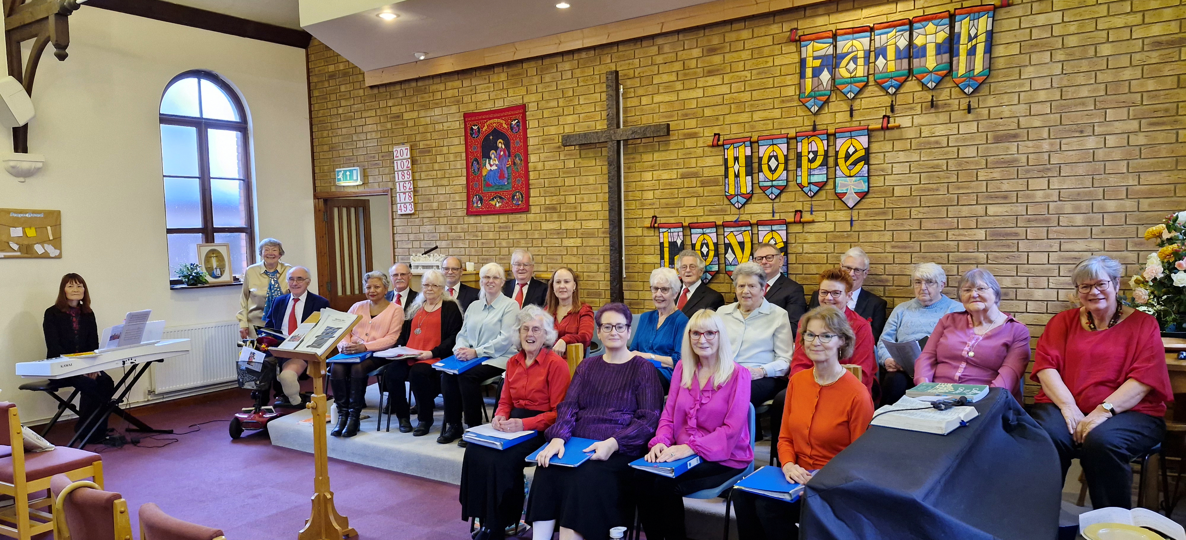 West Norfolk Singers at their concert at the Heacham Methodist Hall 7 Dec 2024